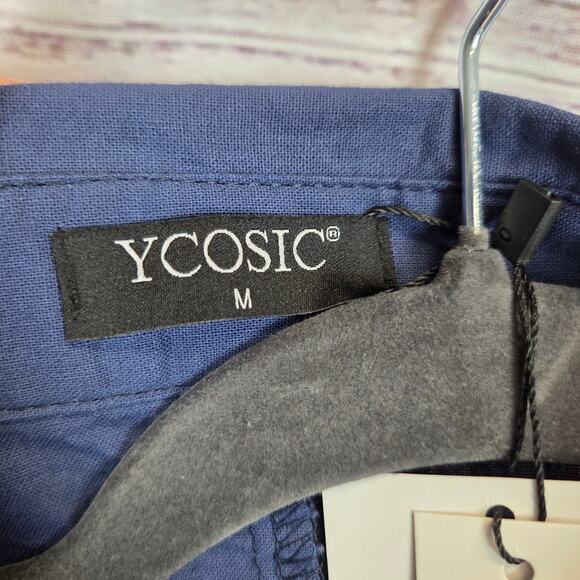 Kitty Cat Blue Popover Top M Embroidered Whiskers & Fuzzy Nose Shirt NWT Kawaii - Picture 4 of 7